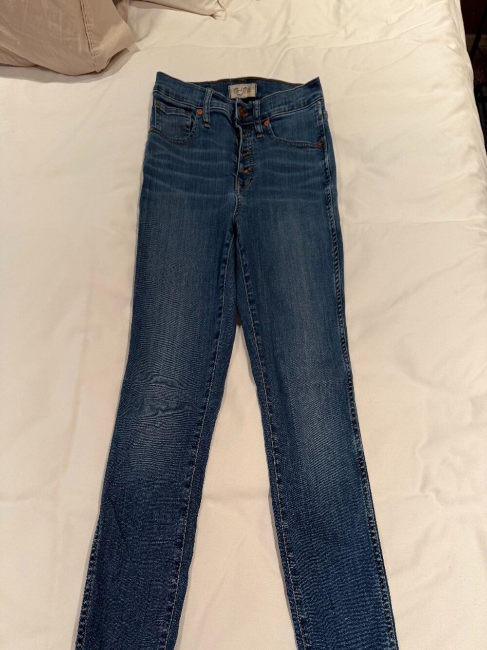Madewell 10" High-Rise Skinny Jeans Size 27